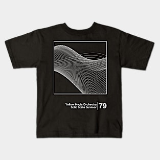 Yellow Magic Orchestra / Minimal Style Graphic Artwork Design Kids T-Shirt